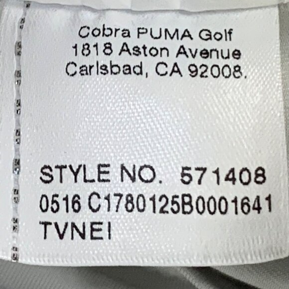 Puma Golf Shirt M Polo Top Athletic Gray Floral Print Short Sleeve DryCELL - Picture 11 of 12